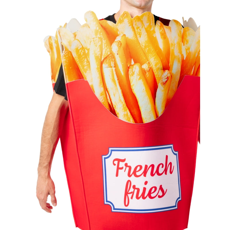 Disfraz de Ración de Patatas Fritas adulto unisex Detalle
