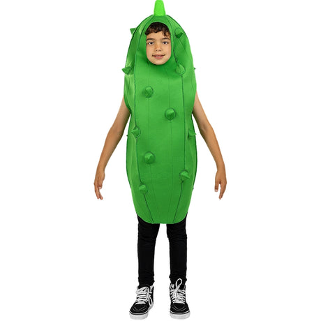 Disfraz de Pepinillo en Vinagre infantil