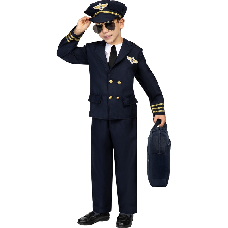 Disfraz de Piloto de Aviones para niño Bis