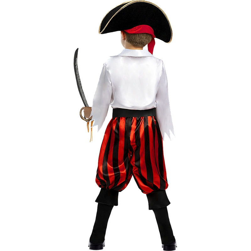 Disfraz de Pirata - Colección Bucanero para niño Espalda