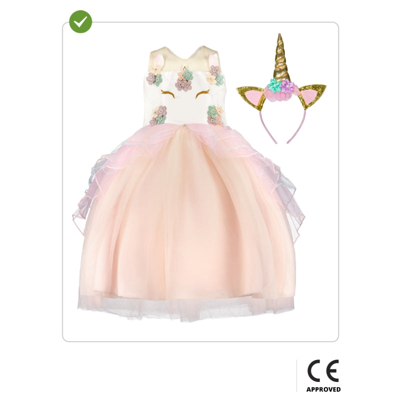 Disfraz de Iris Princesa Unicornio para niña Contenido