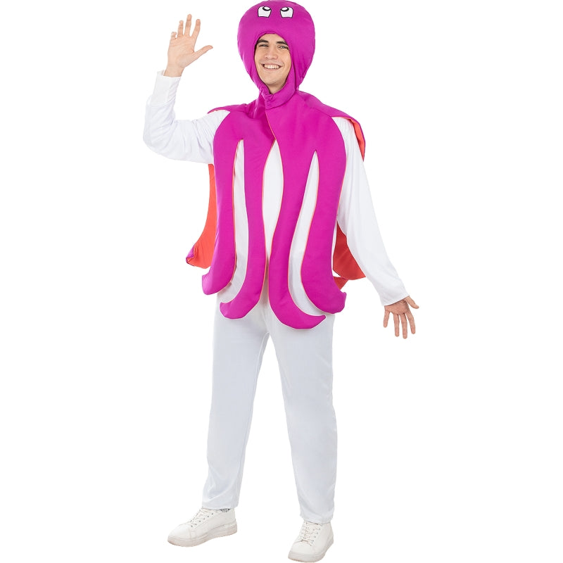 Disfraz de Pulpo Perla adulto unisex