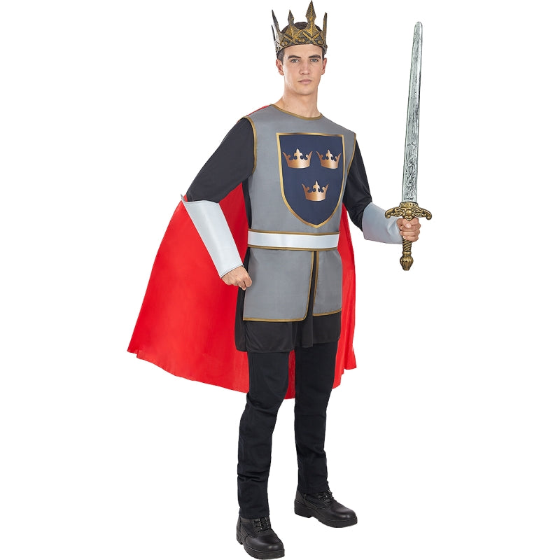 Disfraz de Rey Arturo para hombre Bis