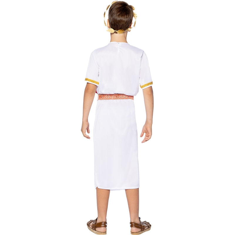 Disfraz de Príncipe Romano para niño Espalda