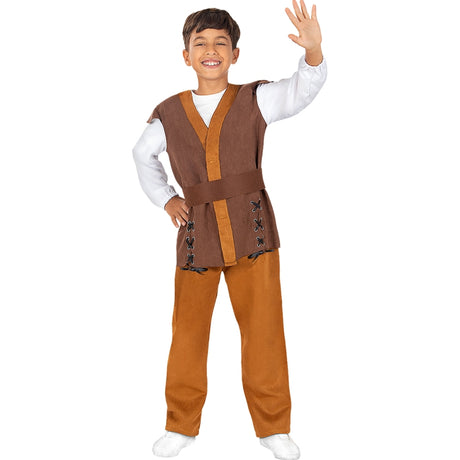 Disfraz de Tabernero de la Edad Media para niño