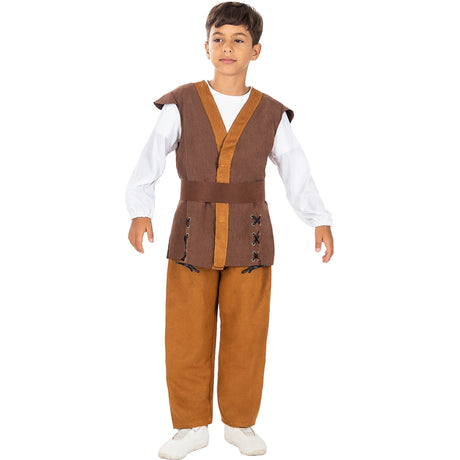 Disfraz de Tabernero de la Edad Media para niño Bis