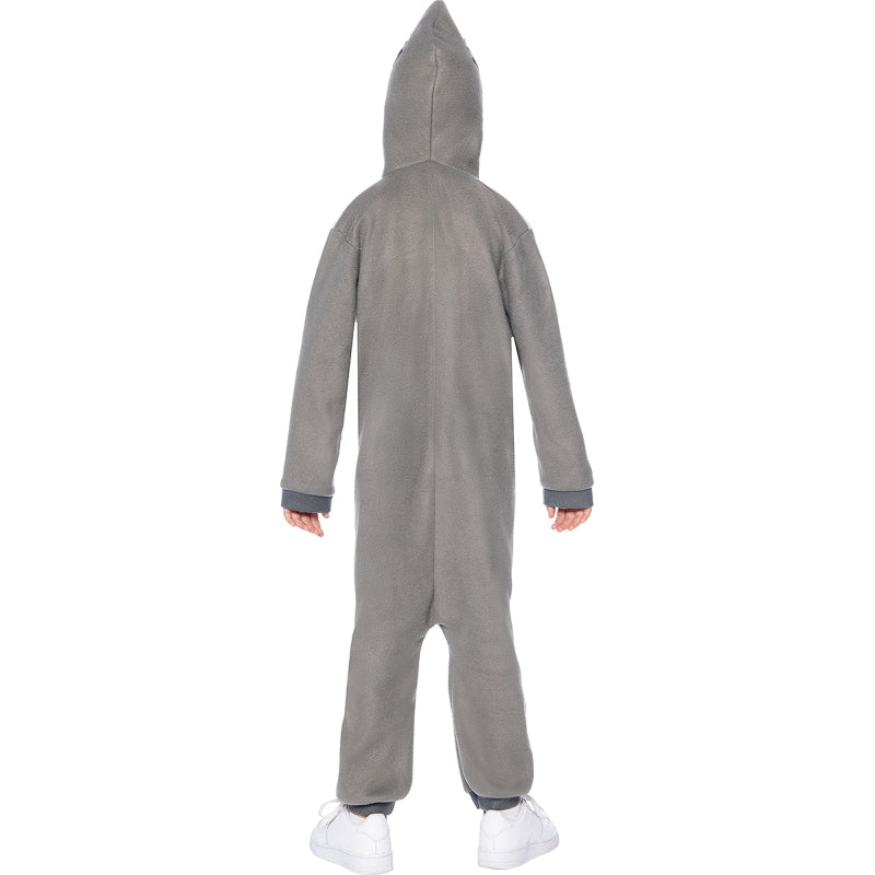 Disfraz de Tiburón Onesie infantil Espalda