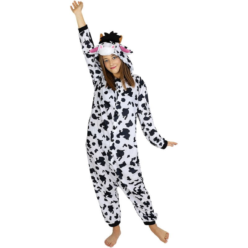 Disfraz de Pijama Vaca Onesie adulto unisex Bis