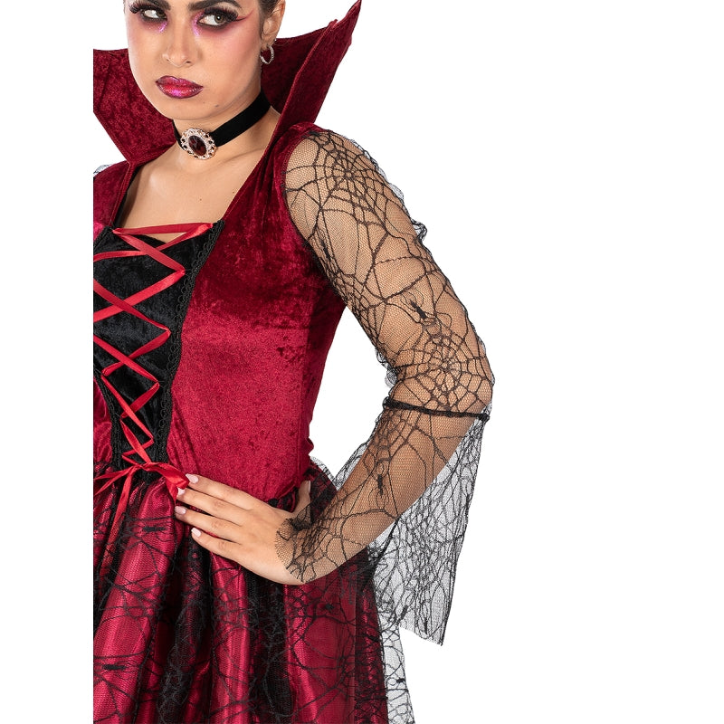 Disfraz de Vampiresa de la Noche para mujer Detalle