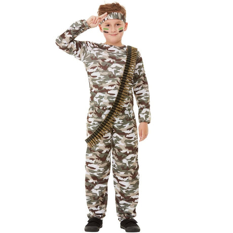 Disfraz de Militar infantil