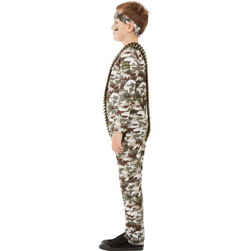 Disfraz de Militar infantil Perfil