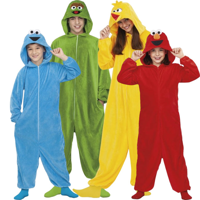 Grupo Barrio Sésamo Kigurumi