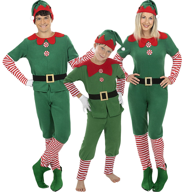 Disfraces Elfos Navideños para grupos y familias