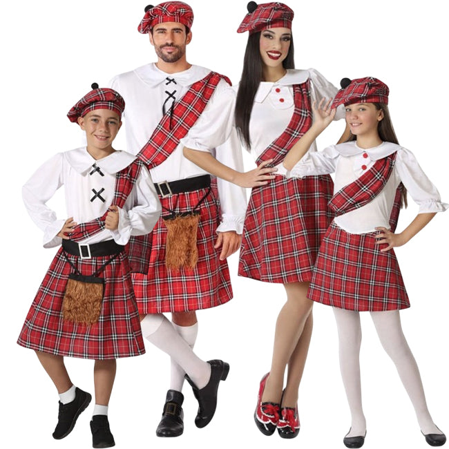 Disfraces Escoceses Tradicionales para grupos y familias