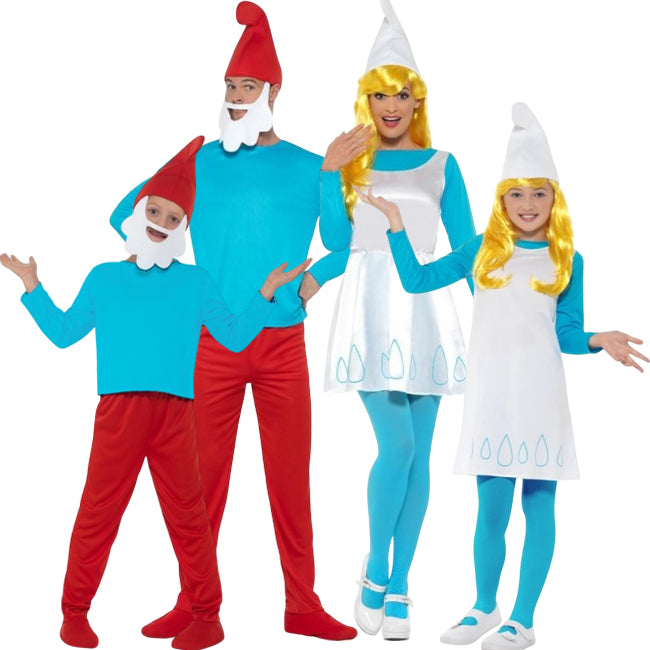 Grupo Papá Pitufo y Pitufina