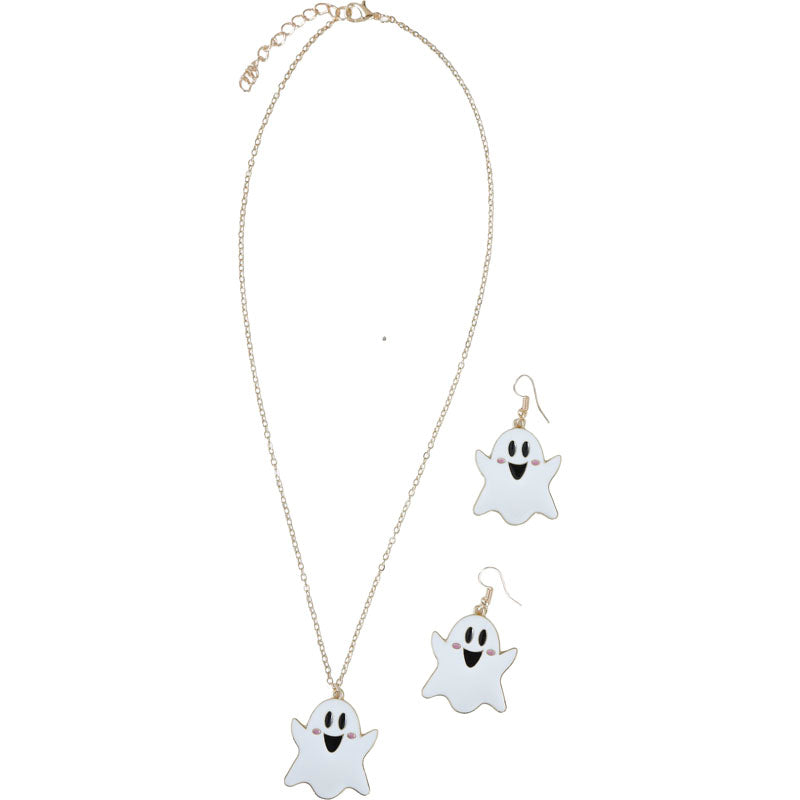 Kit Pendientes y collar fantasmas Packaging