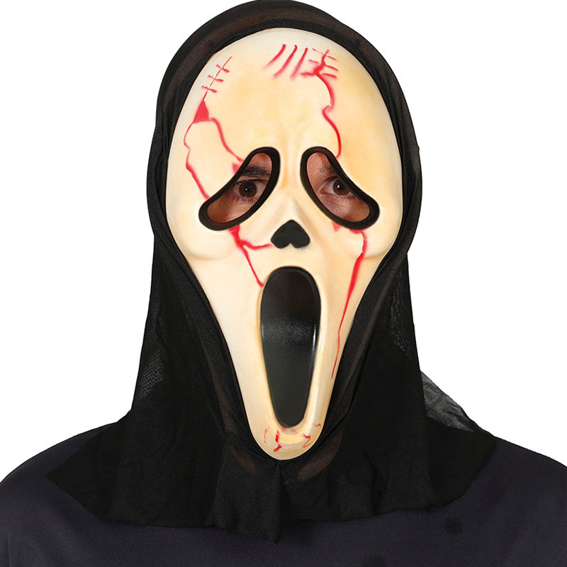 Maschera Scream con sangue