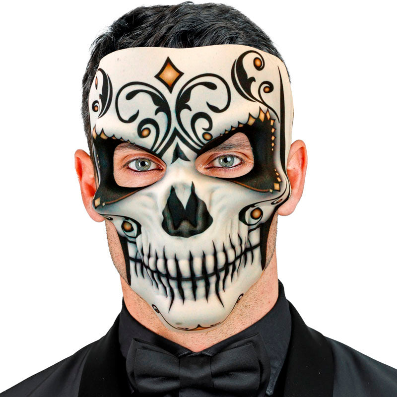 Máscara Tela Señor Día de los muertos