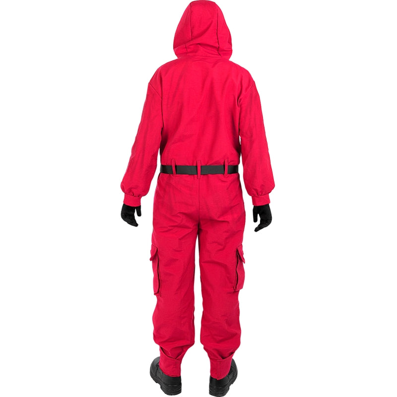 Disfraz de Mono El Juego del Calamar - Oficial Netflix adulto unisex Espalda