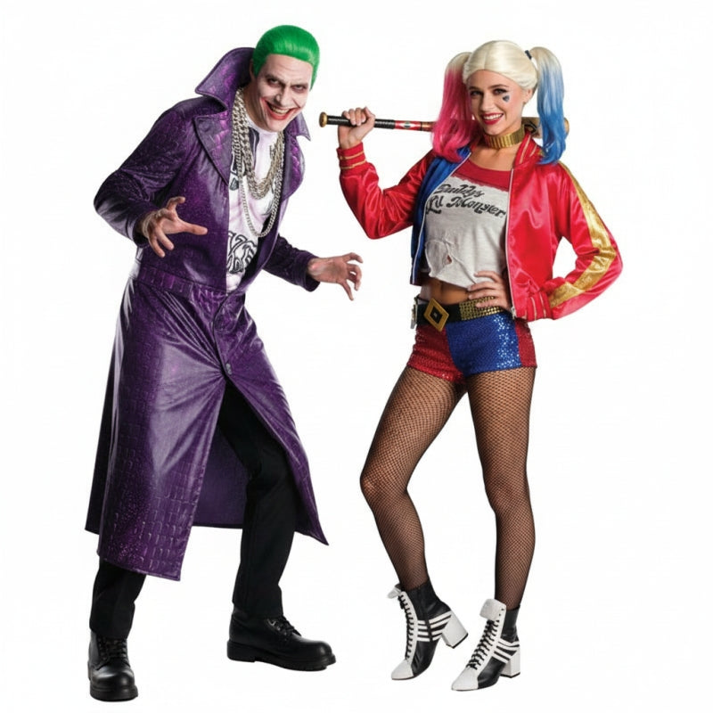 Costumi di coppia Joker e Harley Quinn