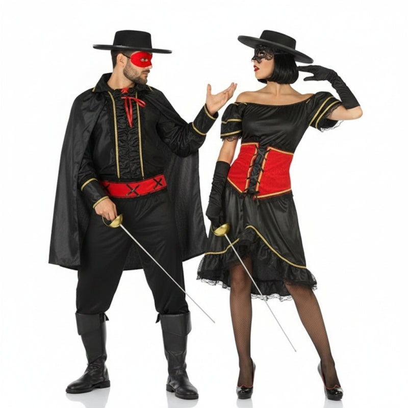 Costumi di coppia Banditi mascherati