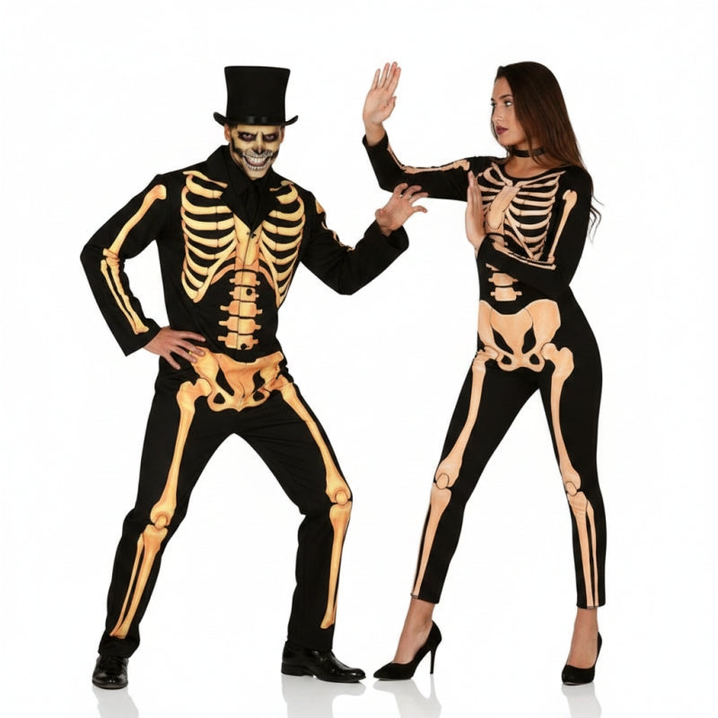 Costumi di coppia Scheletri skull