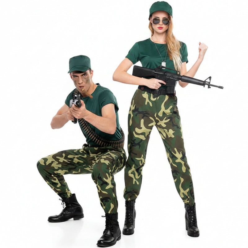 Costumi di coppia Militari commando