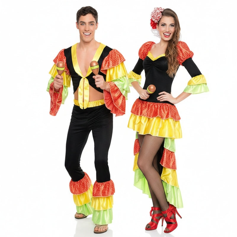 Costumi di coppia Rumba maracas