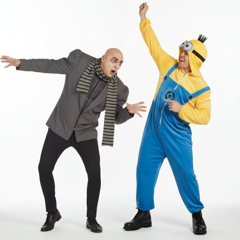 Costumi di coppia Gru e Minion di Cattivissimo Me