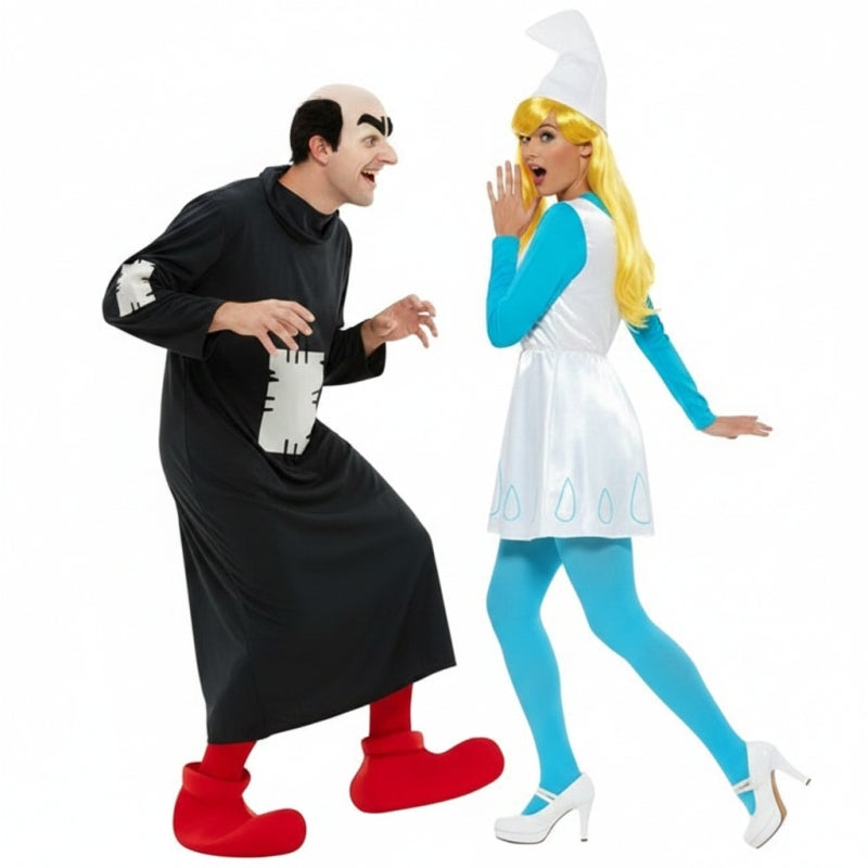 Costumi di coppia Gargamella e Puffetta