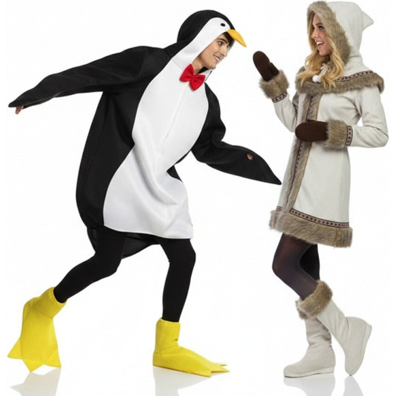 Costumi di coppia Pinguino e Eschimese