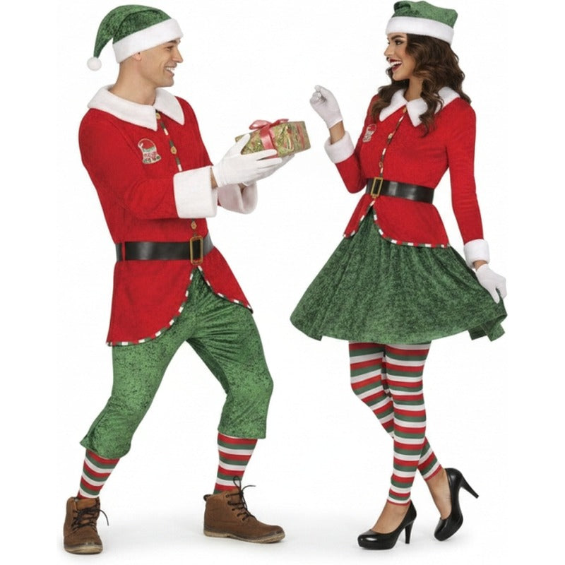 Costumi di coppia Elfi Buon Natale