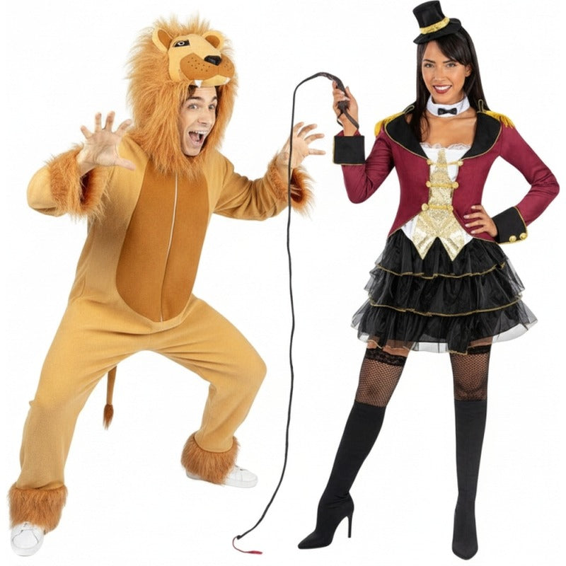 Costumi di coppia Leone e Domatrice