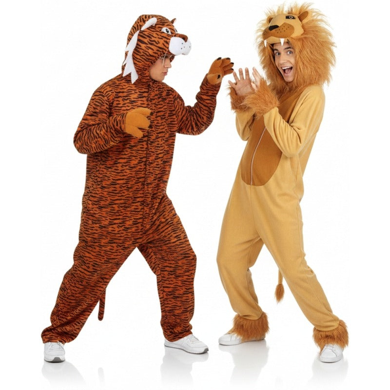 Costumi di coppia Tigre e Leone Selvaggio