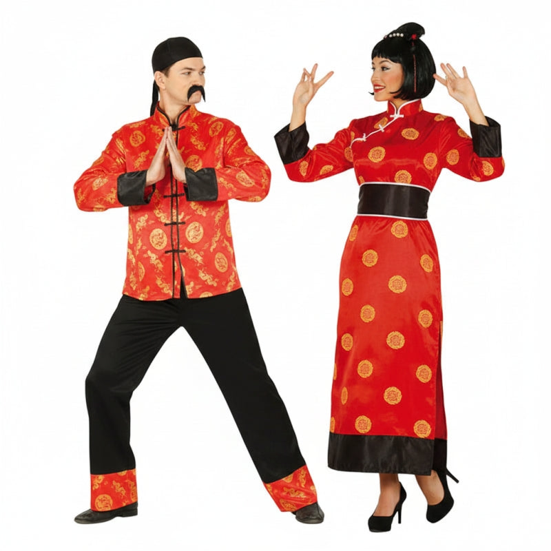 Costumi di coppia Cinesi Mandarini