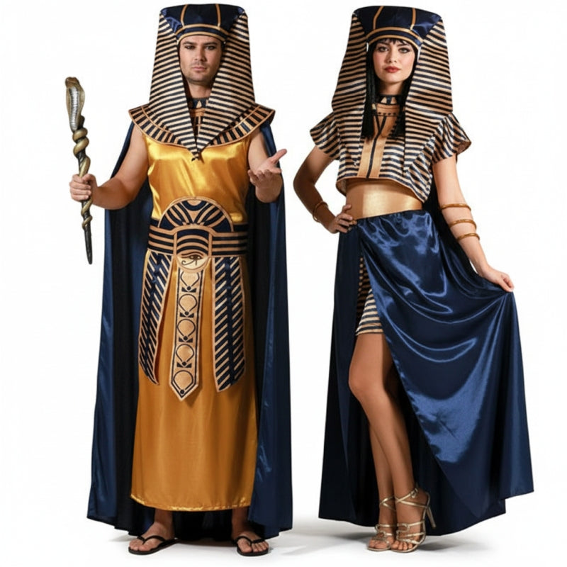 Costumi di coppia Faraoni Egizi del Nilo