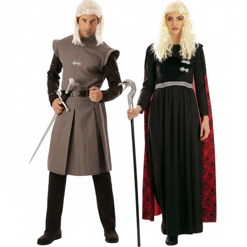 Costumi di coppia Cavaliere e Dama Draghi