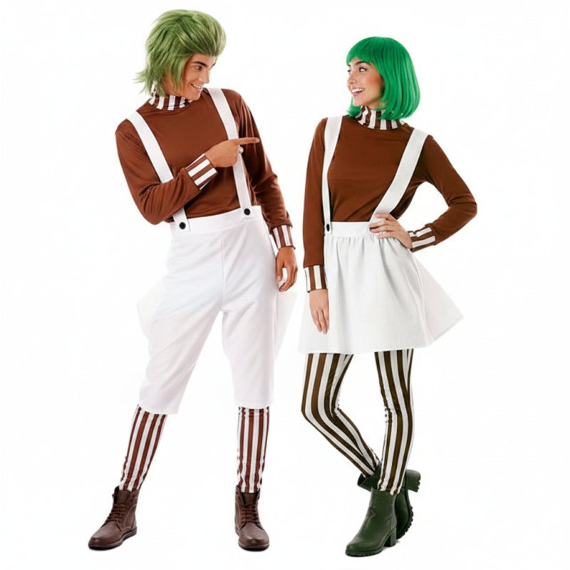Costumi di coppia Oompa-Loompa