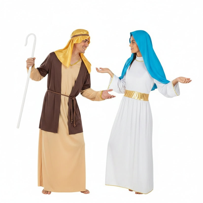 Coppia di San Giuseppe e Vergine Maria del Presepe