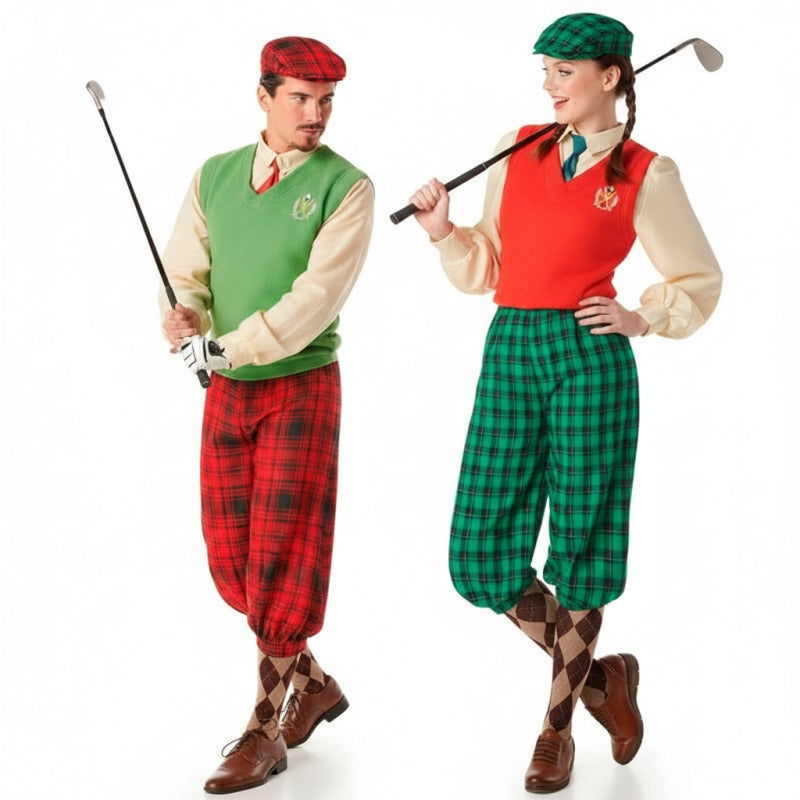 Costumi di coppia Giocatori di Golf