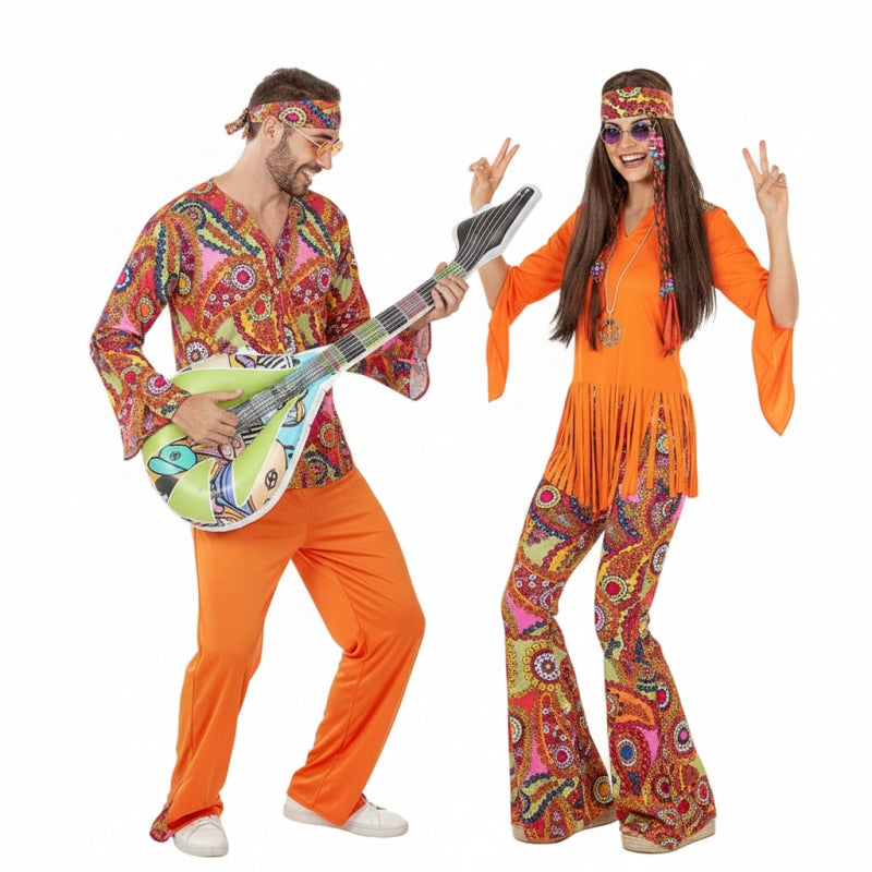 Costume Hippie Good Vibes per coppia