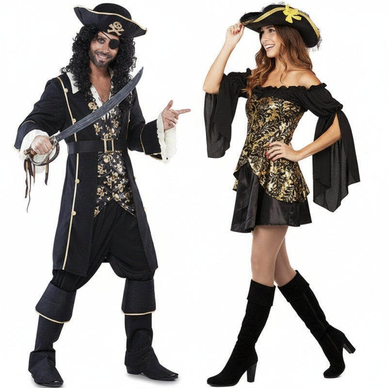 Costumi di coppia Pirati della notte
