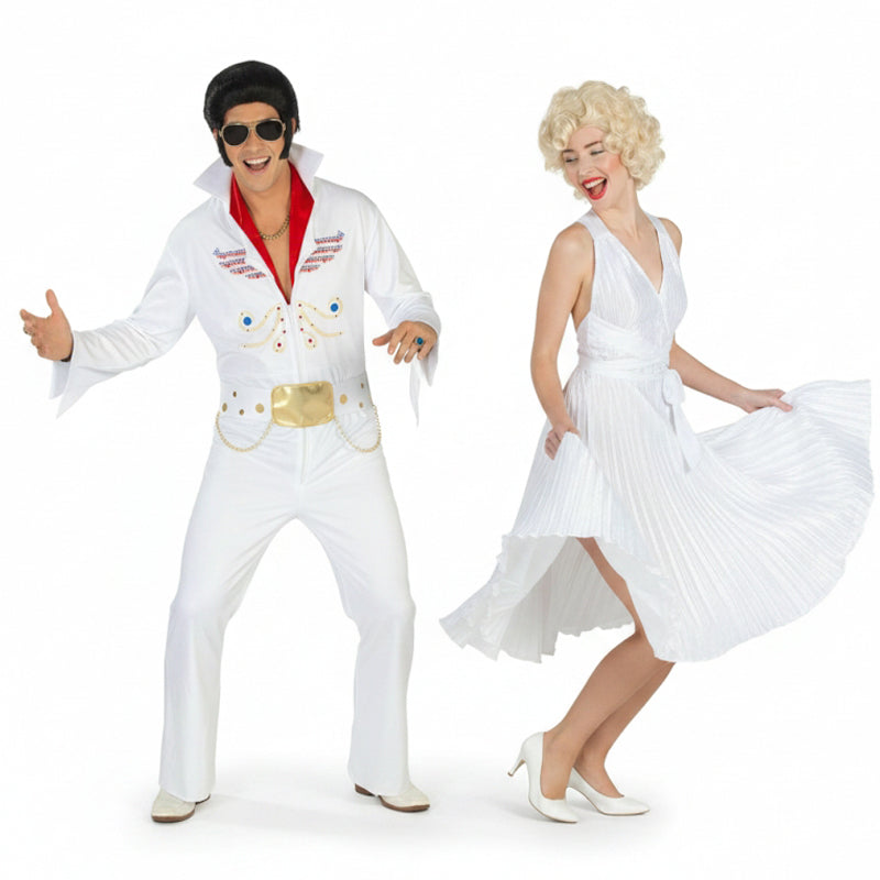 Costumi di coppia Elvis Presley e Marilyn