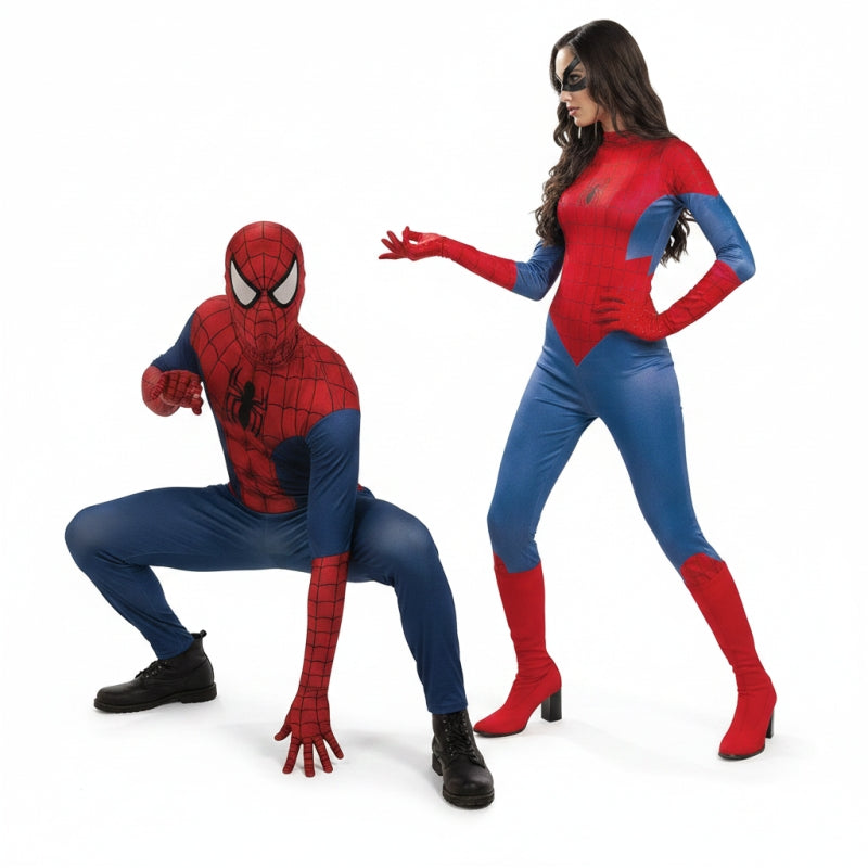 Costumi di coppia Supereroi Ragno adulto
