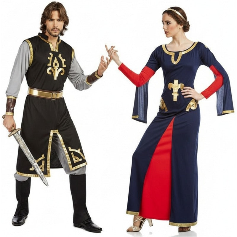 Costumi di coppia Templari medioevali