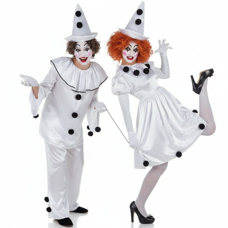 Costumi di coppia Clown Pierrot