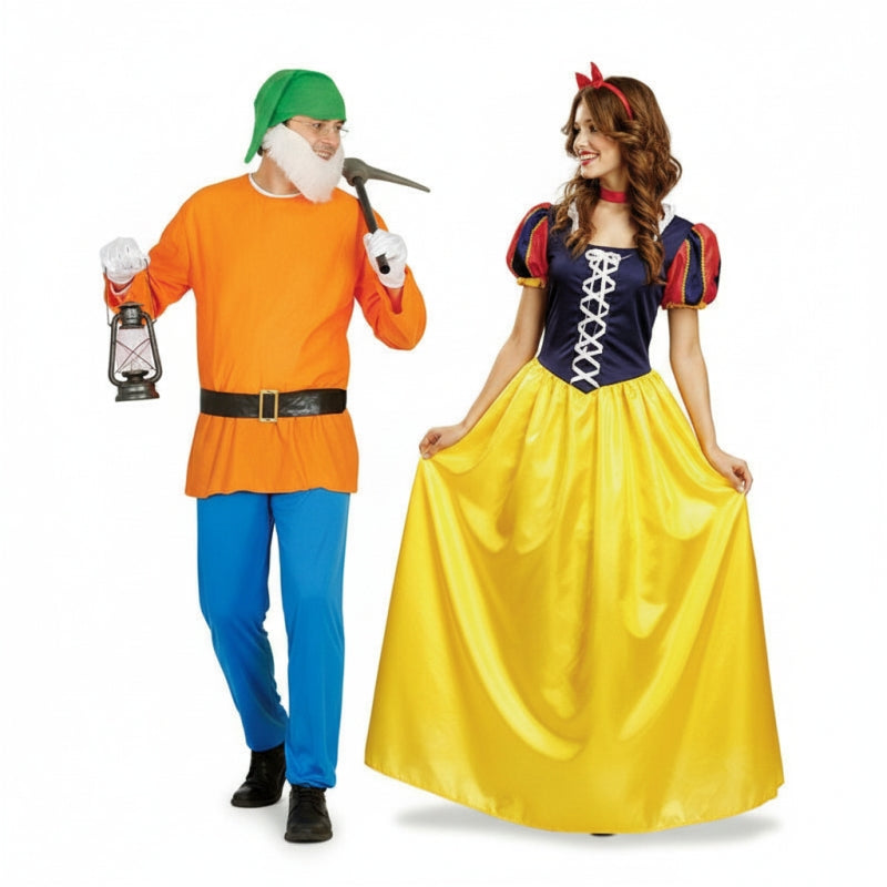 Costumi di coppia Biancaneve e i sette nani
