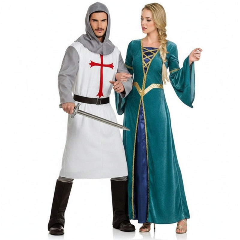 Costumi di coppia re medievali