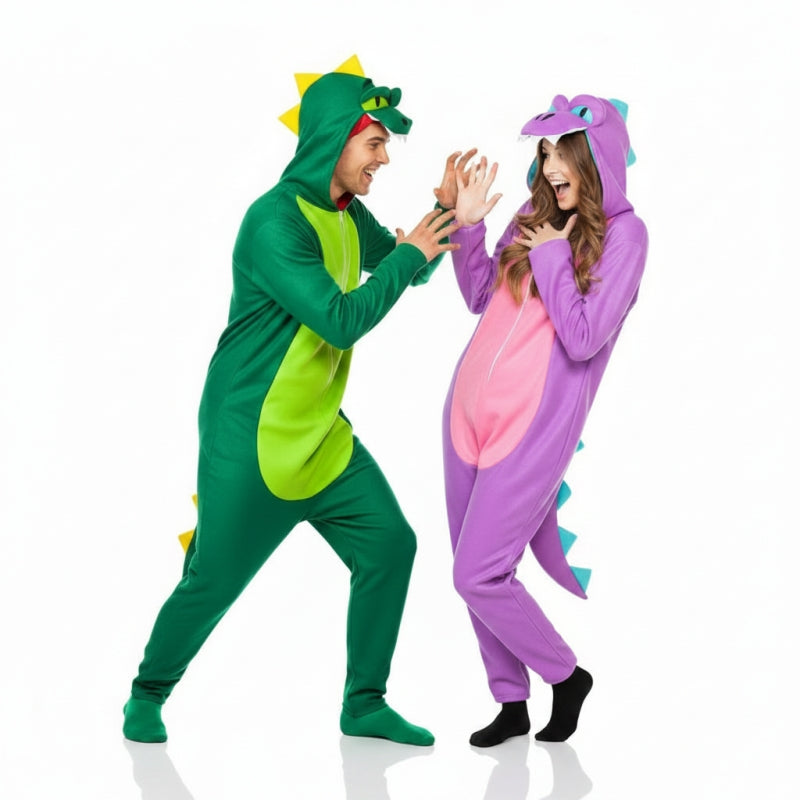 Costumi di coppia dinosauri