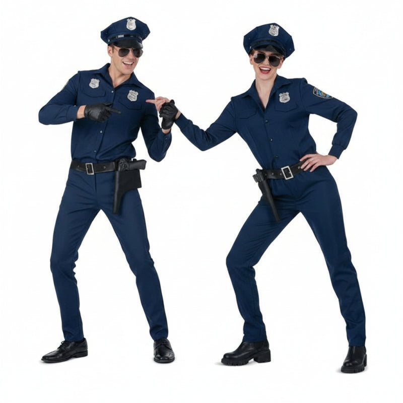 Costumi di coppia Poliziotti Azzurri